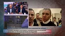 El desalojo en directo de los policías encerrados en Interior: "No salimos voluntariamente, nos sacan"