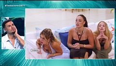 Imágenes inéditas | La reacción de las solteras a la última hoguera de los chicos: "Bravo, Sandra"