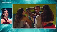 Nieves se pronuncia sobre si cree que ha habido un trío amoroso en la villa y si entiende a Nataly