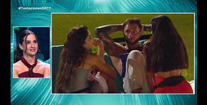 Nieves se pronuncia sobre si cree que ha habido un trío amoroso en la villa y si entiende a Nataly