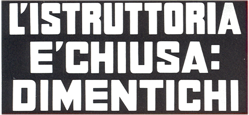 L'istruttoria è chiusa: dimentichi - Film Mediaset Infinity