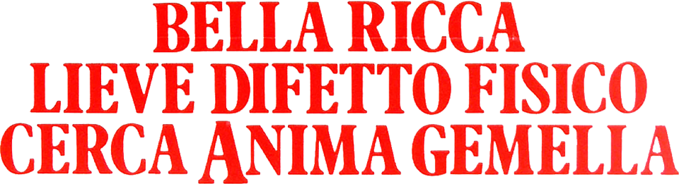 Bella, ricca, lieve difetto fisico, cerca anima gemella - Film Mediaset Infinity