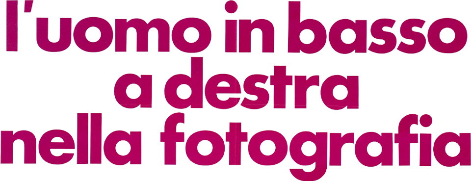 L'uomo in basso a destra nella fotografia - Film Mediaset Infinity