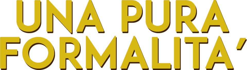 Una pura formalità - Film Mediaset Infinity