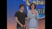 La famiglia felice di Alessandra Faiella e Giorgio Ganzelli a Zelig - Facciamo Cabaret 1998