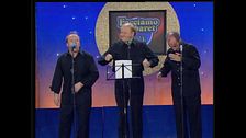 Massimo Boldi è un nuovo membro dei Neri per caso a Zelig - Facciamo Cabaret 1999