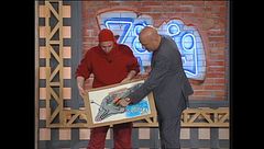 Oriano Ferrari si prepara al GP di Imola a Zelig 2002