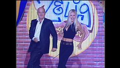 L'entrata di Michelle Hunziker e Claudio Bisio