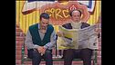 La panchina di Ale e Franz a Zelig Circus 2003