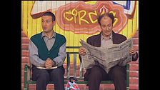 Ale e Franz e la panchina a Zelig Circus 2003