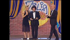 Silvano il mago di Milano e il numero di illusione ottica con Michelle Hunziker