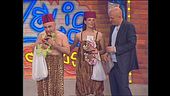 Vanessa Incontrada lavora nel mondo dei sosia con Lotar a Zelig Circus 2004