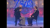 L'assessore Cangini si confronta con Antonio Cornacchione a Zelig Circus 2005