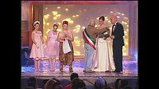 Il matrimonio di Vanessa Incontrada e Claudio Bisio a Zelig Circus 2005