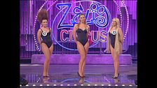 Vanessa Incontrada e Katia & Valeria concorrenti di Miss Italia a Zelig Circus 2006