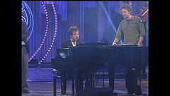 Rocco Tanica e Jovanotti cantano la sigla dei Puffi a Zelig Circus 2006