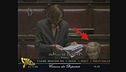 Siparietto in Parlamento