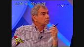Luca Giurato contagia la presentatrice