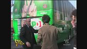 Il pullman tamponato