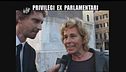 ROMA: Privilegi per gli ex parlamentari