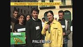 Stefania Petyx e il suo bassotto a Palermo