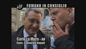 GOLIA: Fumano in consiglio, nonostante la legge
