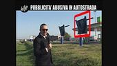 CASCIARI: Pubblicità abusiva in autostrada