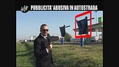 CASCIARI: Pubblicità abusiva in autostrada