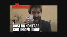 GIP: La classifica: 7 cose da non fare con il cellulare