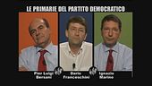 INTERVISTA: I candidati del PD: Bersani, Franceschini e Marino