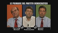 INTERVISTA: I candidati del PD: Bersani, Franceschini e Marino