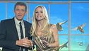 Entrata in studio di Ezio e Michelle