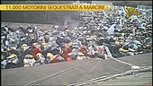 Motorini sequestrati