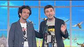 Entrata in studio di Ficarra e Picone