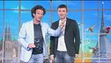 Entrata in studio di Ficarra e Picone