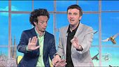 Ingresso in studio di Ficarra e Picone