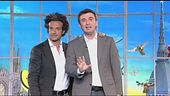 Ingresso in studio di Ficarra e Picone