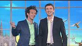 Entrata in studio di Ficarra e Picone