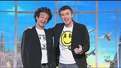 Entrata in studio di Ficarra e Picone