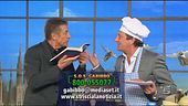 Entrata in studio di Ezio ed Enzo