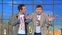 Ingresso in studio di Ficarra e Picone