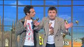 Ingresso in studio di Ficarra e Picone