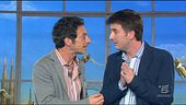 Ingresso in studio di Ficarra e Picone