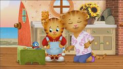 Daniel è grande abbastanza per aiutare il papà