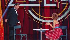 Lo speed date di Marta e Gianluca con Christian De Sica e Michelle Hunziker a Zelig Event 2016