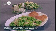 Insalata tiepida di fave e asparagi