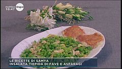 Insalata tiepida di fave e asparagi