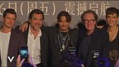 Johnny Depp, Orlando Bloom e Javier Bardem