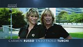 Gli auguri di Carmen Russo ed Enzo Paolo Turchi