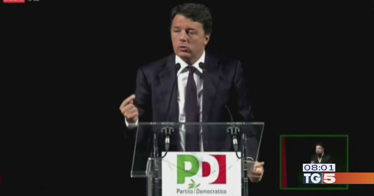 TG5: Renzi bacchetta i tradimenti a sinistra Video | Mediaset Infinity